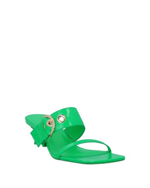 By Far Green Sandals