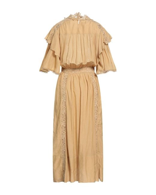 Isabel Marant Natural Midi Dresses