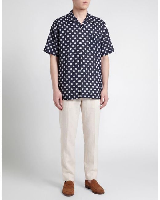 Camisa Massimo Alba de hombre de color Blue