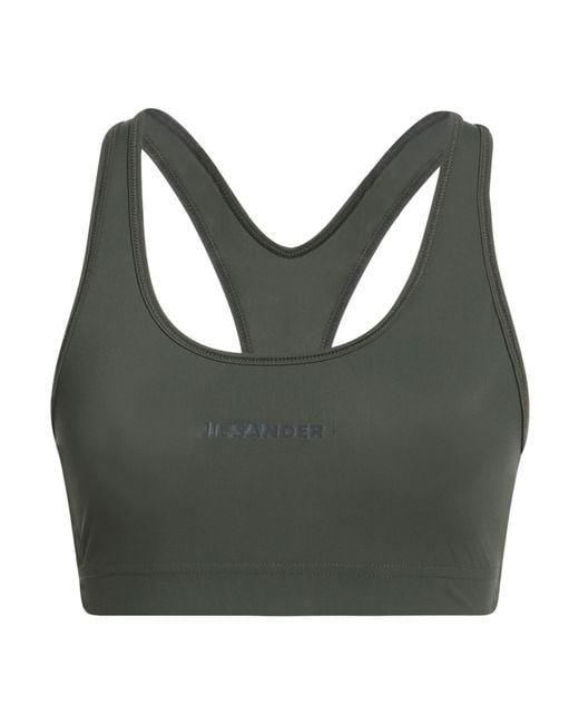 Jil Sander Green Top Polyamide, Elastane