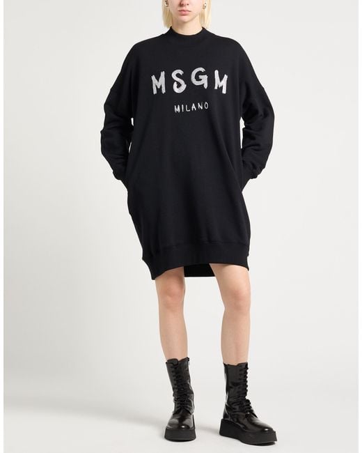 MSGM Black Mini-Kleid