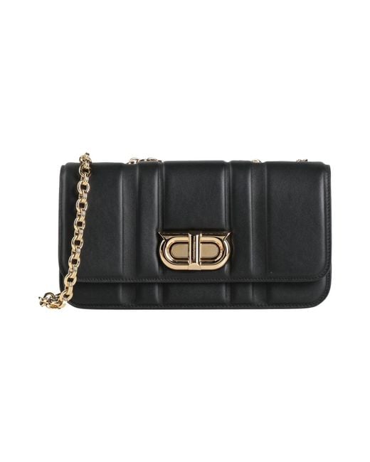 Ferragamo Black Sl Ew Embos -- Cross-Body Bag Calfskin