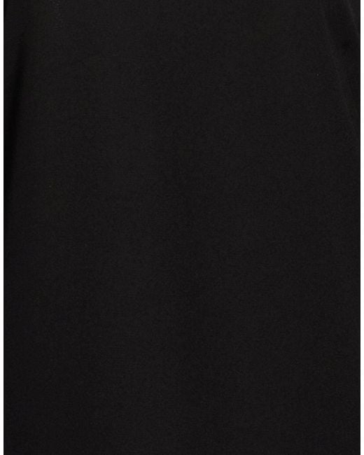 SIMONA CORSELLINI Black Mini Dress Polyester, Elastane