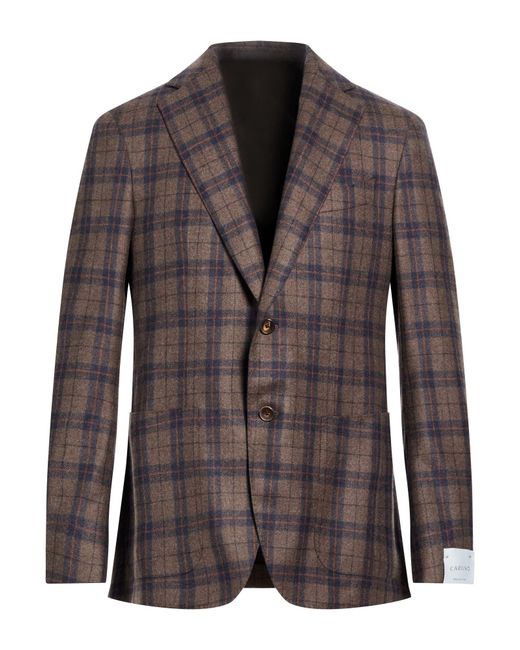 Caruso Brown Blazer for men