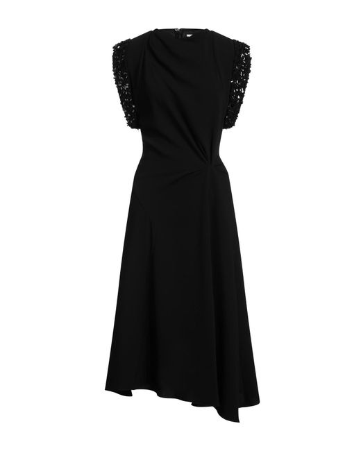 Isabel Marant Black Midi Dress Acetate, Polyester, Acrylic
