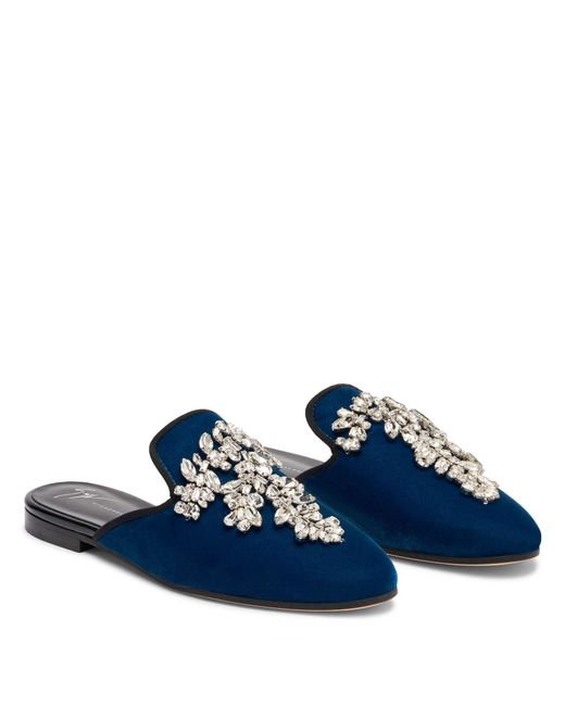 Giuseppe Zanotti Blue Mules & Clogs