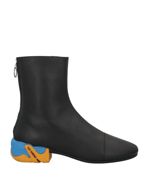 Raf Simons Black Ankle Boots for men