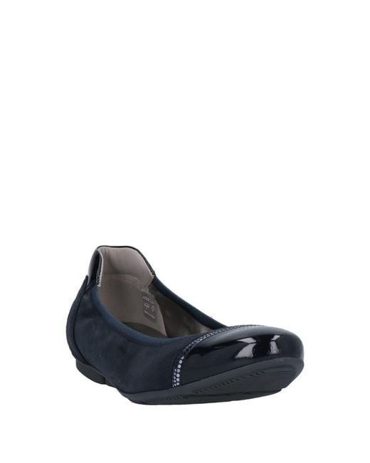 Hogan Blue Ballet Flats