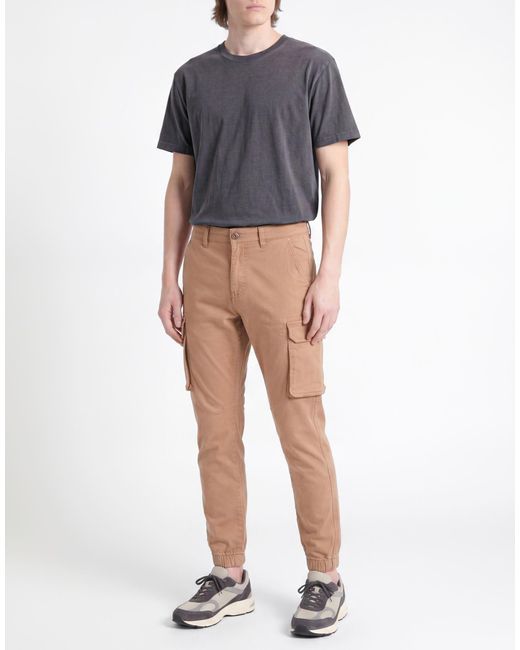 Gas Natural Pants Cotton, Elastane for men