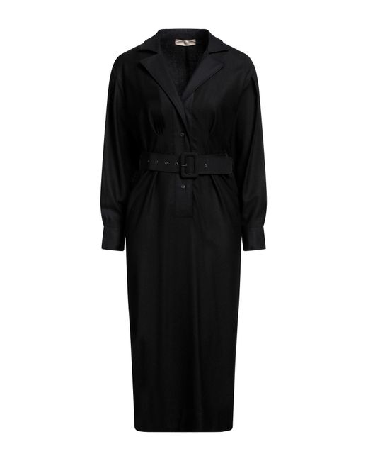 Gentry Portofino Black Midi Dress