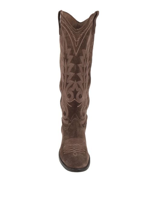 Duccio Del Duca Brown Boot Leather