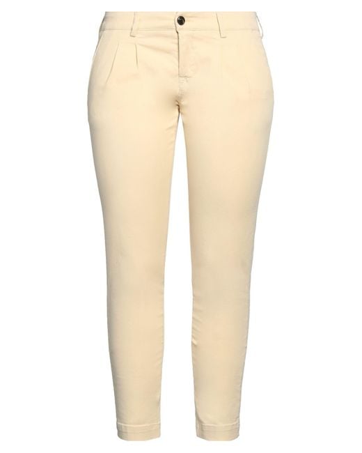 Jacob Cohen Natural Pants Cotton, Elastane