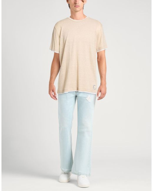Bob Natural T-Shirt Linen, Cotton, Polyester for men
