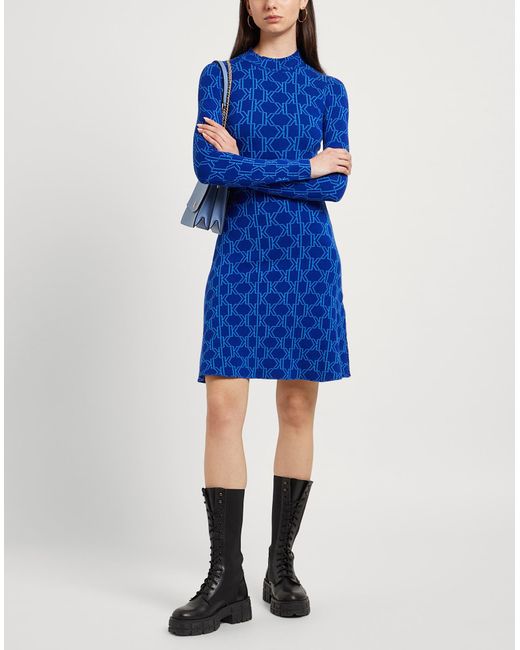Karl Lagerfeld Blue Mini Dress