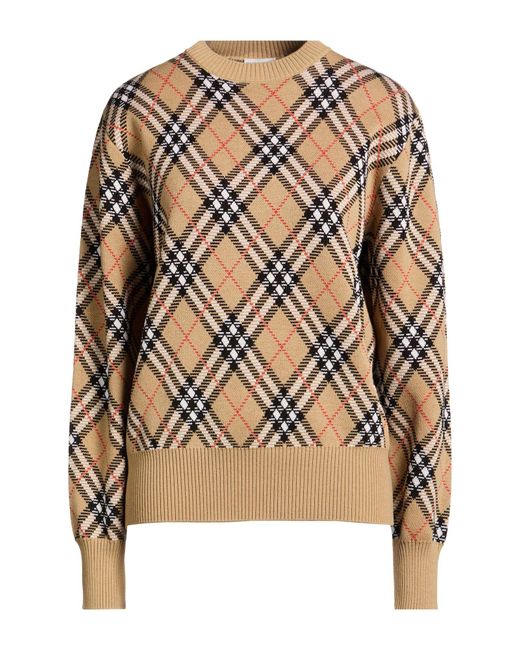 Burberry Multicolor Sand Sweater Wool, Polyester