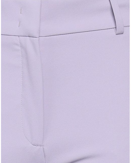Liu Jo Purple Lilac Pants Polyester, Elastane