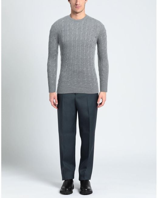 Alpha Studio Gray Jumper for men