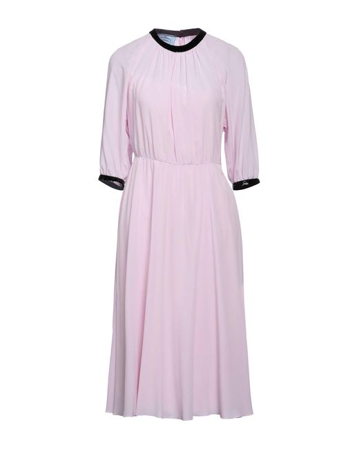 Prada Pink Midi Dress