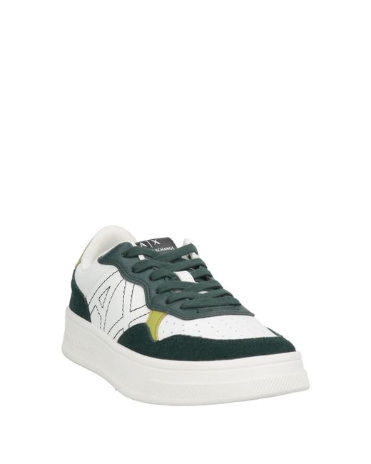 ARMANI EXCHANGE Green Trainers for men