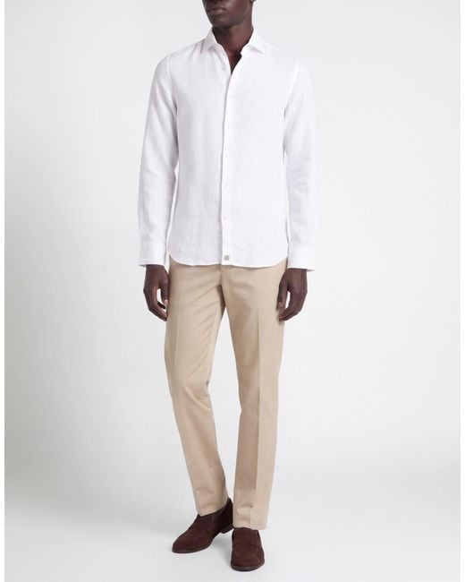 Camisa Sonrisa de hombre de color White