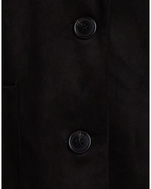 MEIMEIJ Black Blazer Polyester, Elastane, Acetate