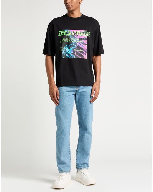 DSquared² Black T-Shirts for men