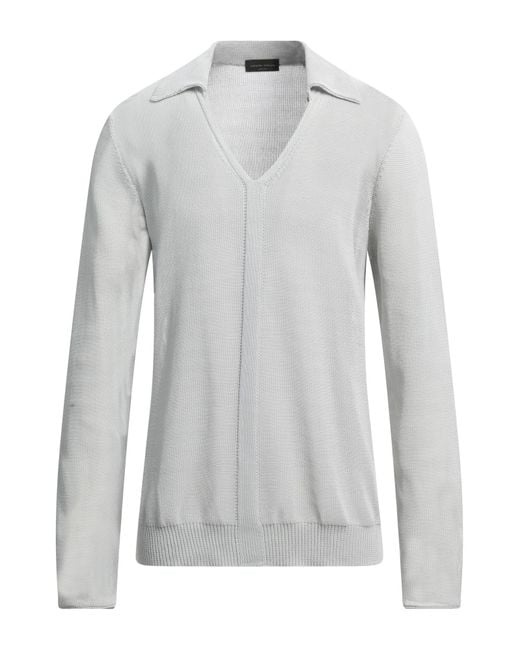 Pullover Roberto Collina de hombre de color Gray