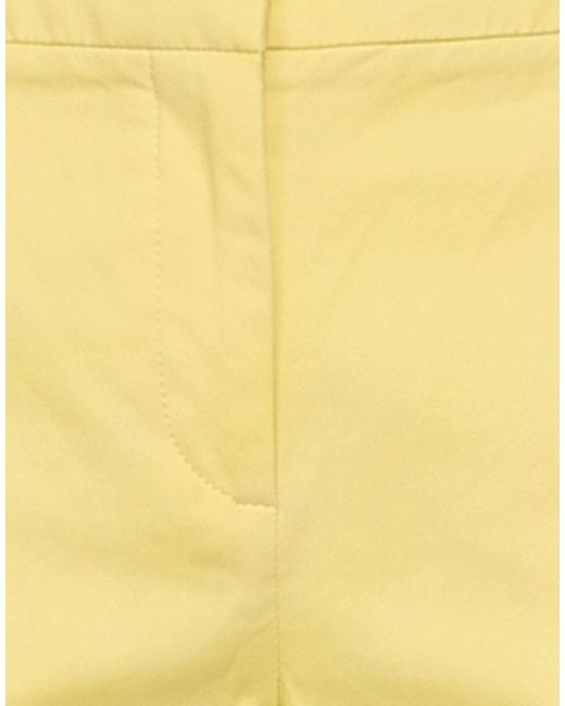 Maliparmi Yellow Pants Cotton, Elastane