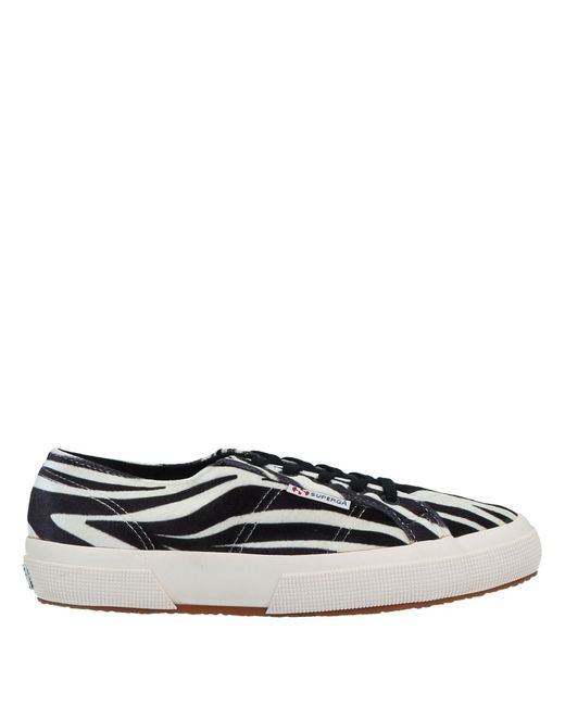 SneakersSuperga in Velluto di colore Nero | Lyst