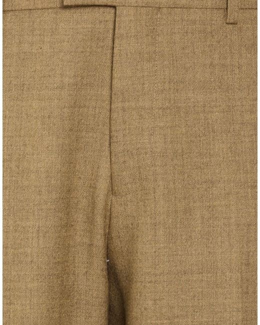Burberry Natural Camel Pants Wool for men