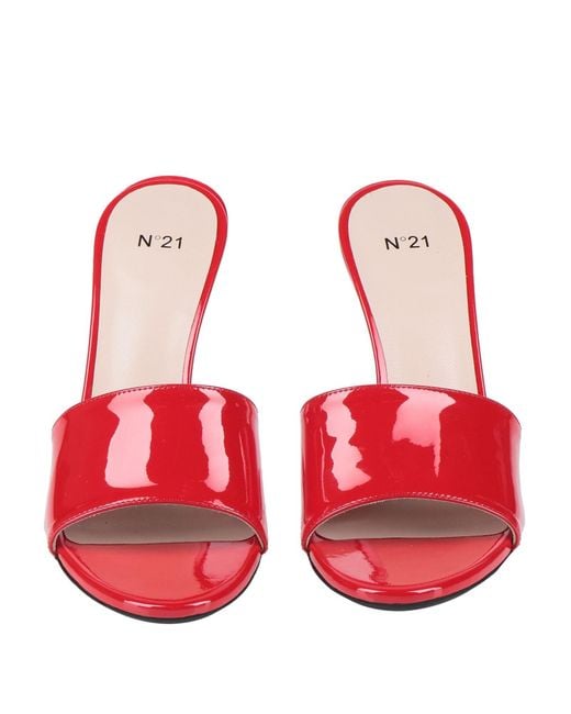 N°21 Red Sandals
