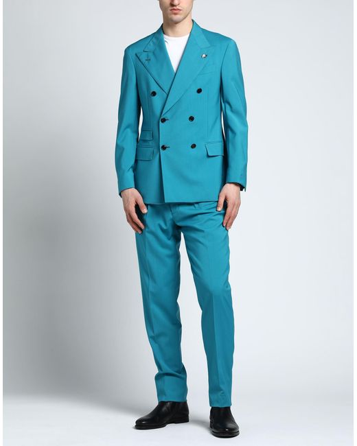 Gabriele Pasini Blue Suit for men
