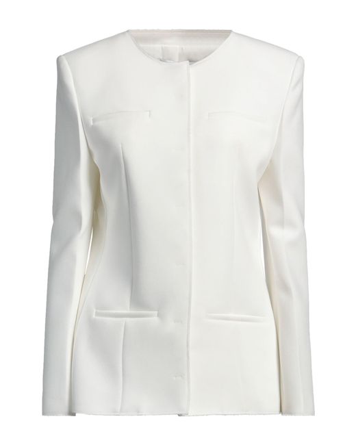 MSGM White Blazer