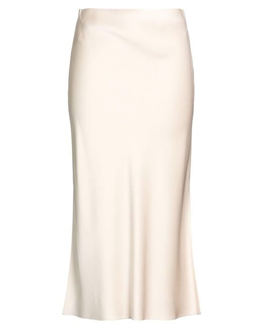 Brunello Cucinelli Natural Midi Skirt
