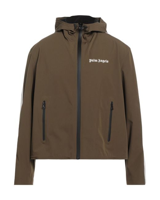 Palm Angels Green Jacket for men