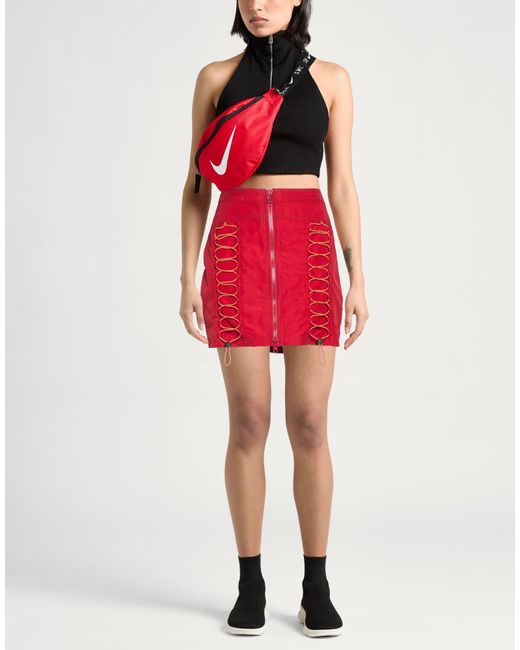 Brain Dead Red Mini Skirt