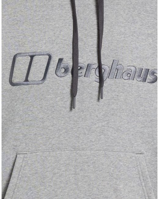 Berghaus Gray Sweatshirt Cotton, Polyester, Elastane for men