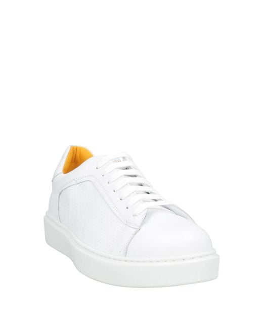 Doucal's White Sneakers Leather for men