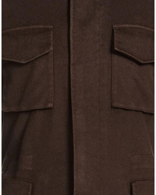 Boglioli Brown Dark Jacket Cashmere for men