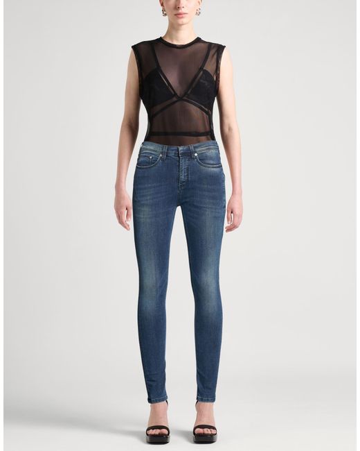 Neil Barrett Blue Jeans Cotton, Polyester, Elastane