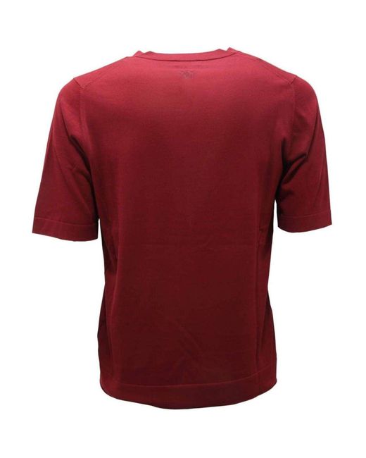 T-shirt di Ballantyne in Red da Uomo