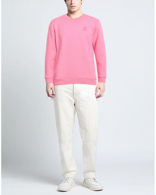 Dondup Pink Sweatshirt for men