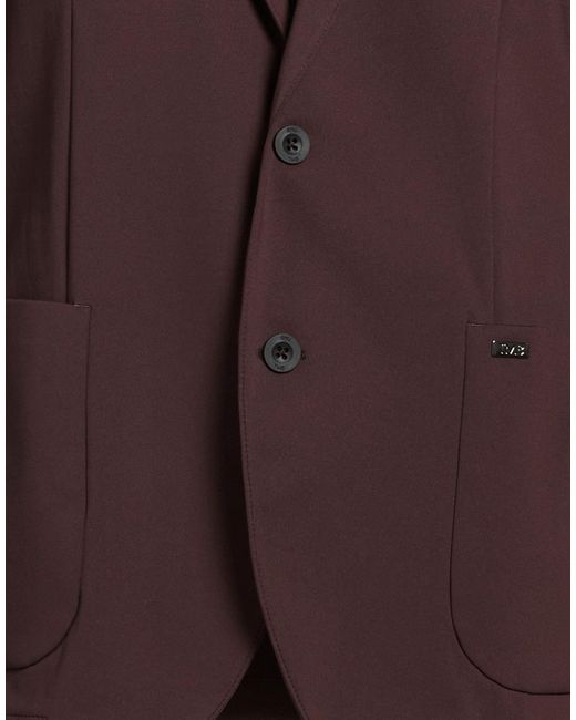 Tombolini Purple Blazer Polyamide, Elastane for men