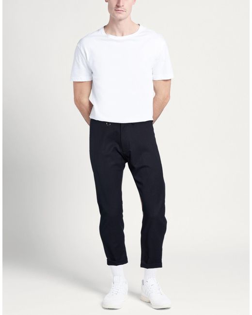 GOLDEN CRAFT 1957 Blue Midnight Pants Polyester, Viscose, Elastane for men