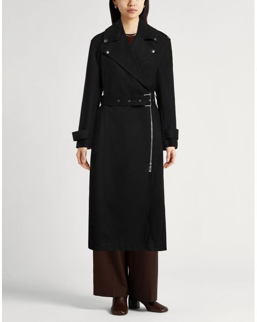 Totême  Black Overcoat & Trench Coat
