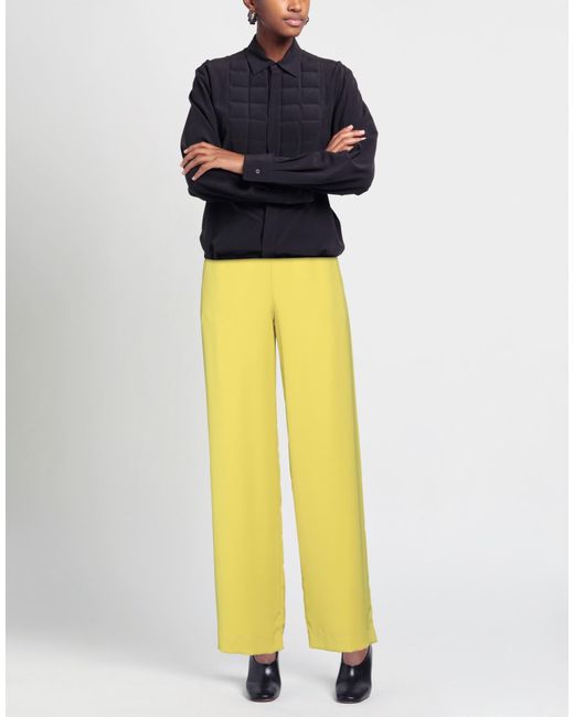 RUE DU BAC Yellow Pants Polyester