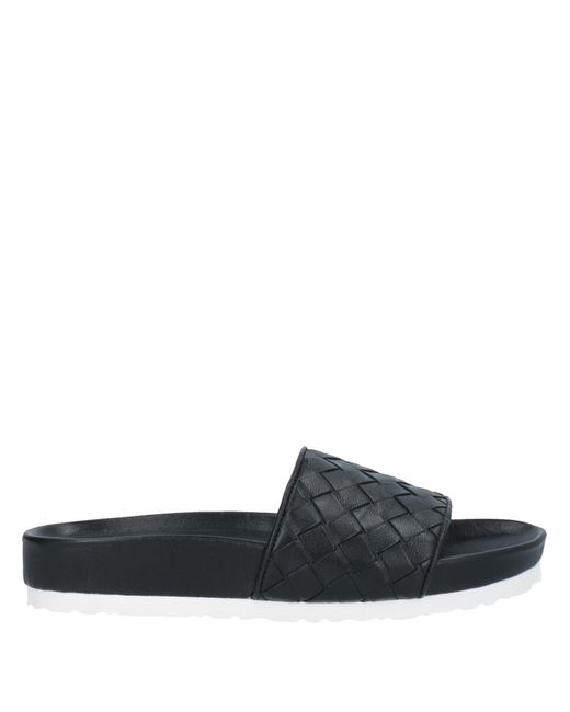 Ennequadro Black Sandals