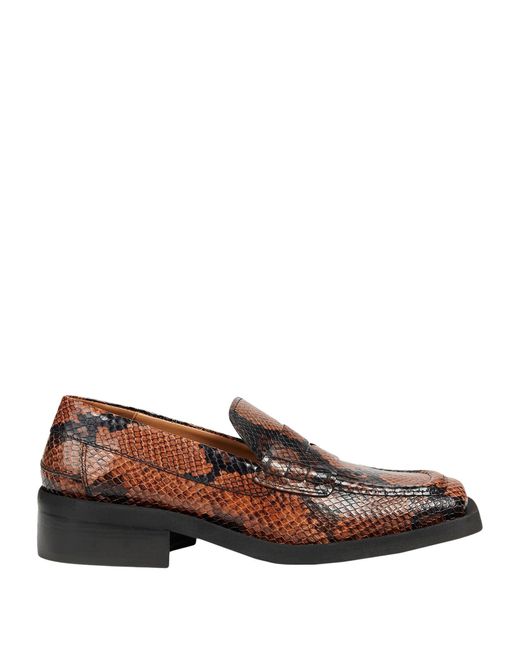 Ganni Brown Loafers