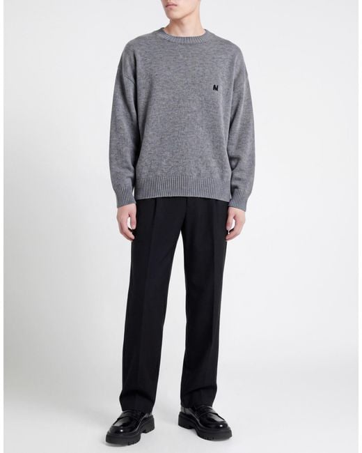 MSGM Gray Sweaters for men