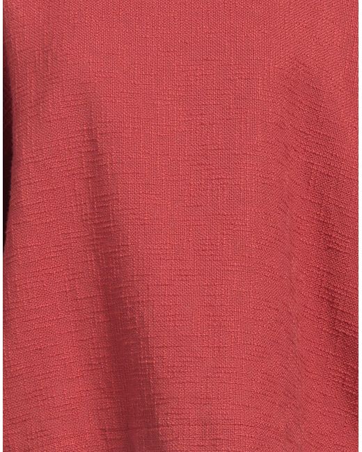 Sea Me Happy Red Rust Top Cotton